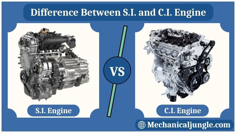 Difference Between S.I. and C.I. Engine