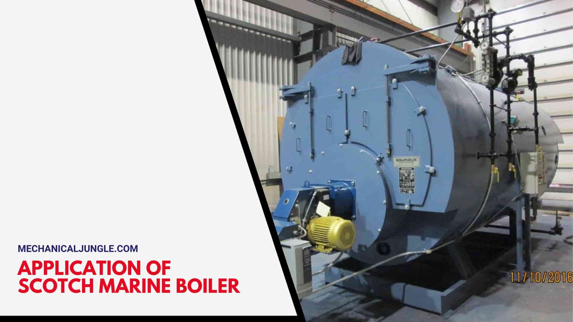 Application of Scotch Marine Boiler