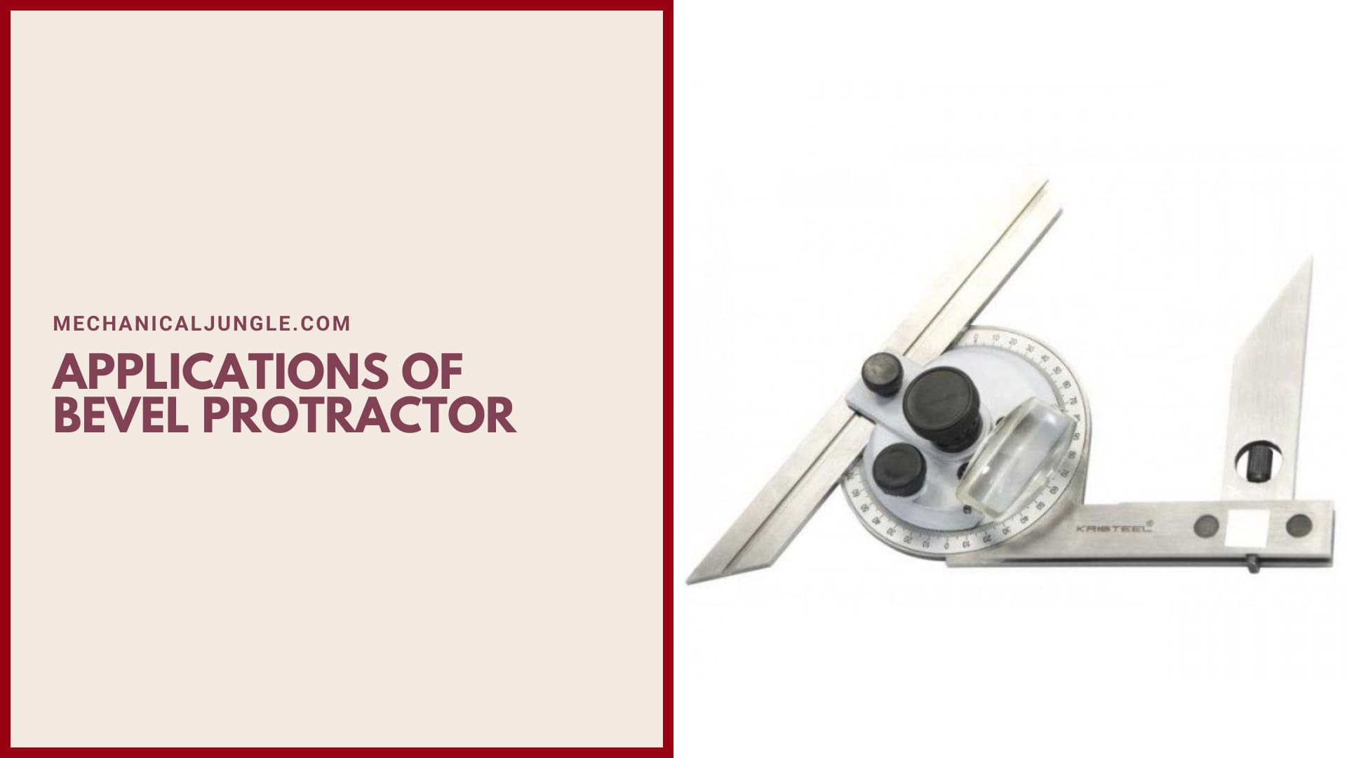 Applications of Bevel Protractor