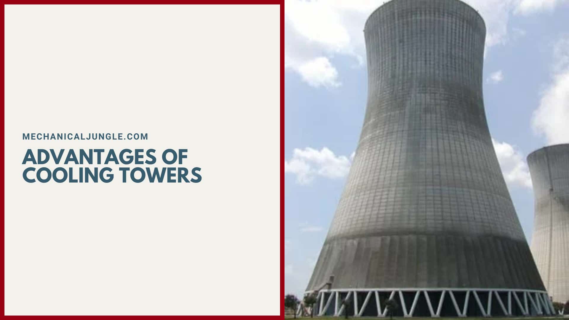 Advantages of Cooling Towers
