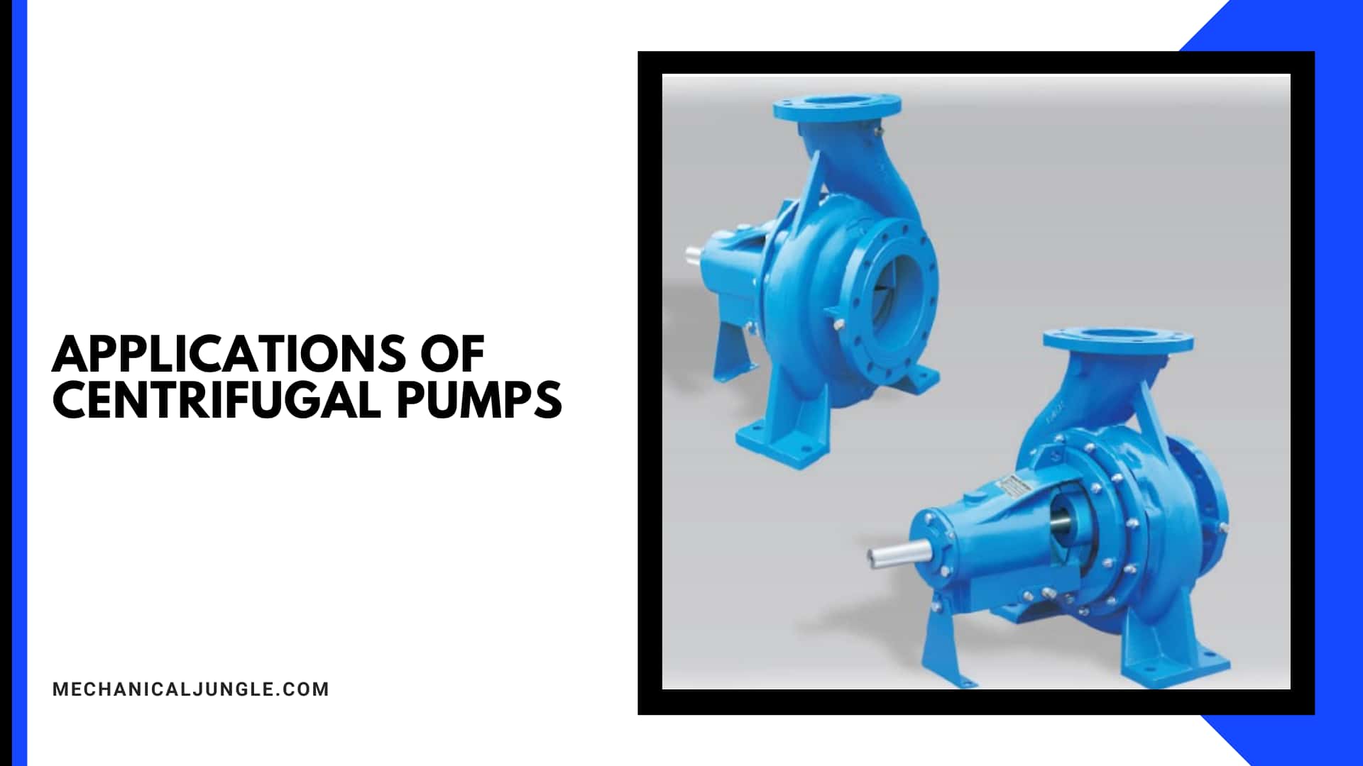 Applications of Centrifugal Pumps