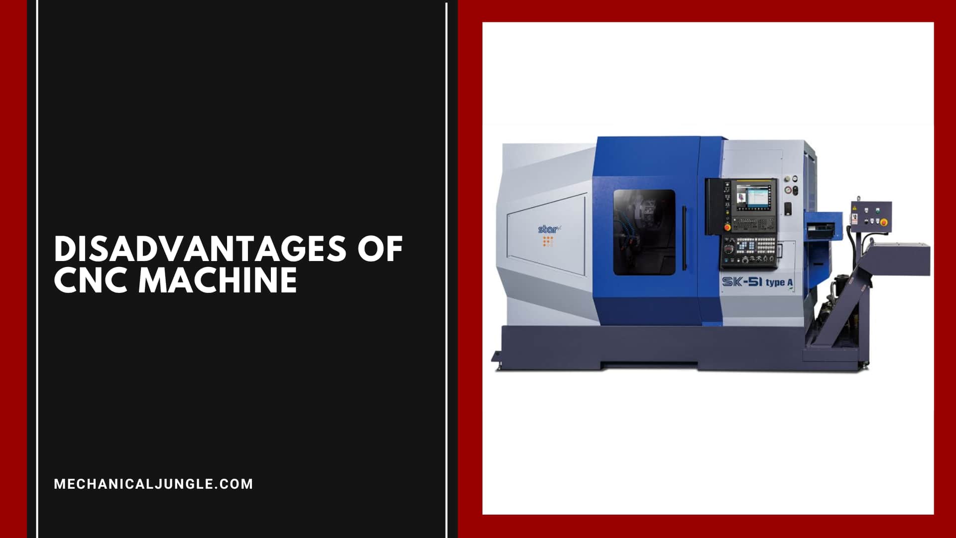 Disadvantages of CNC Machine
