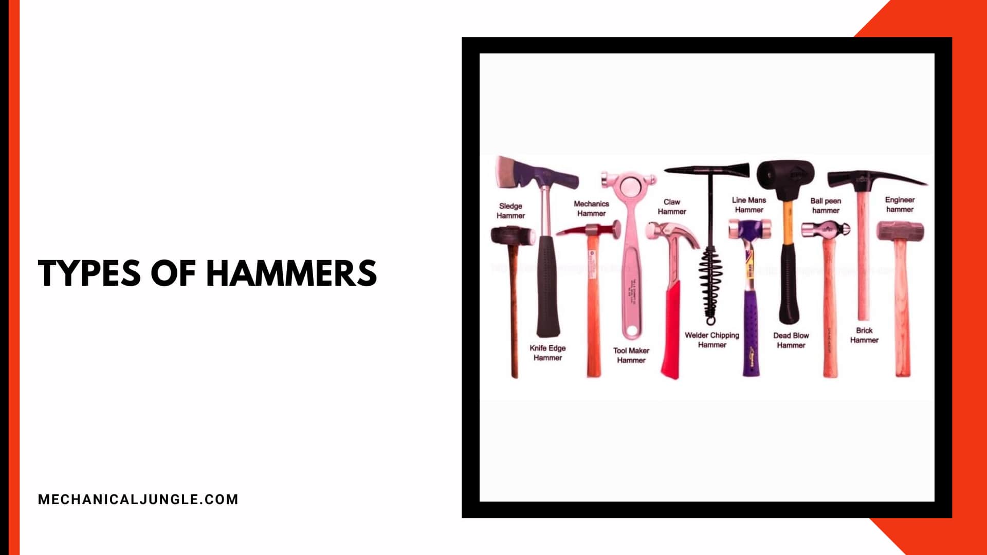 Types of Hammers