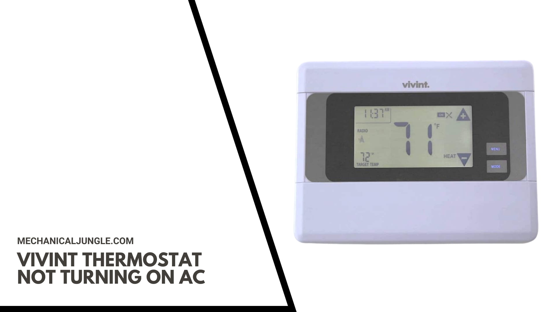 Vivint Thermostat Not Turning on AC