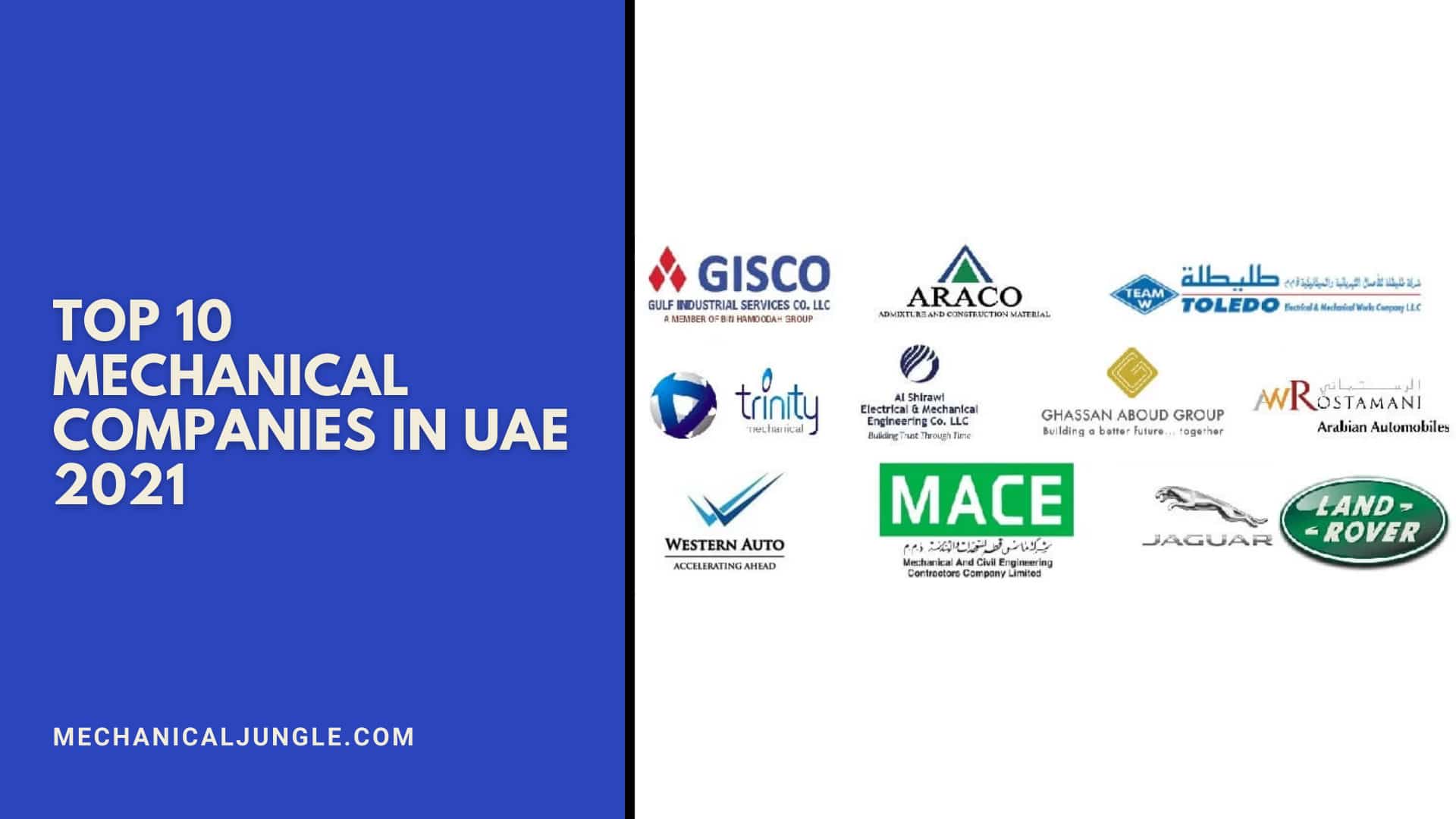 Top 10 Mechanical Companies in UAE 2021