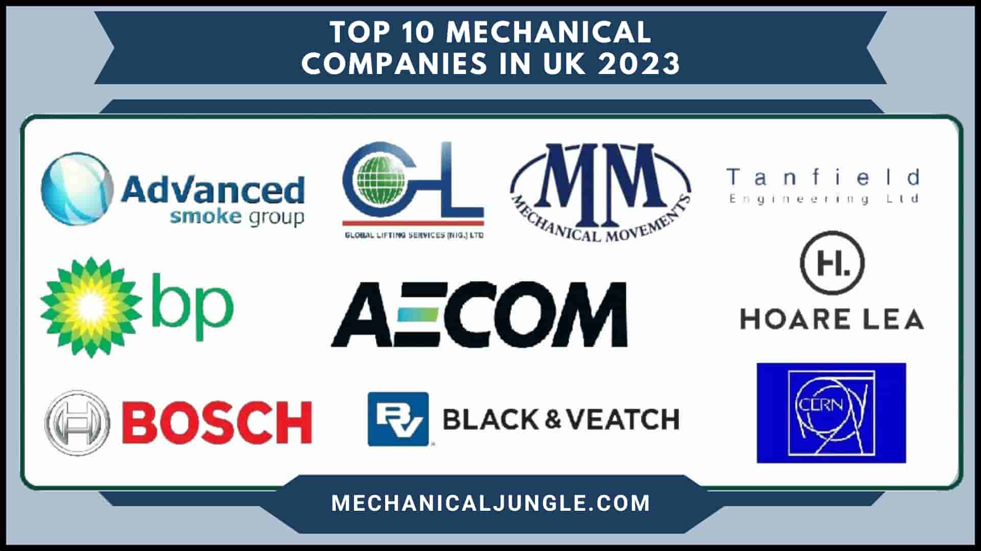 Top 10 Mechanical Companies in UK 2023