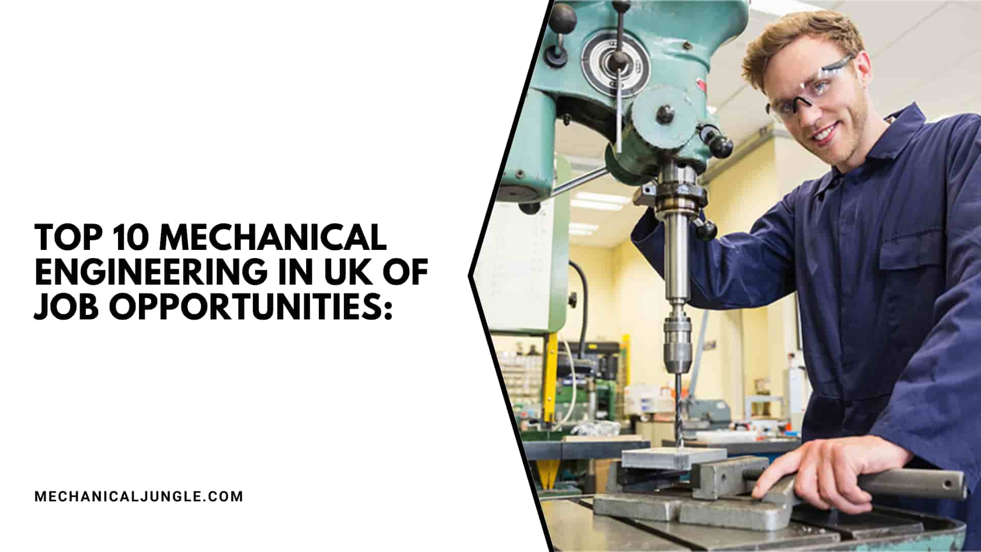 Top 10 Mechanical Engineering in UK of Job Opportunities: