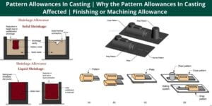 Pattern Allowances In Casting