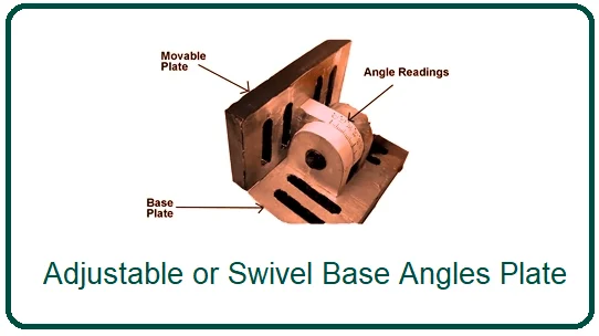Adjustable Angle Plate or Swivel Base Angles Plate