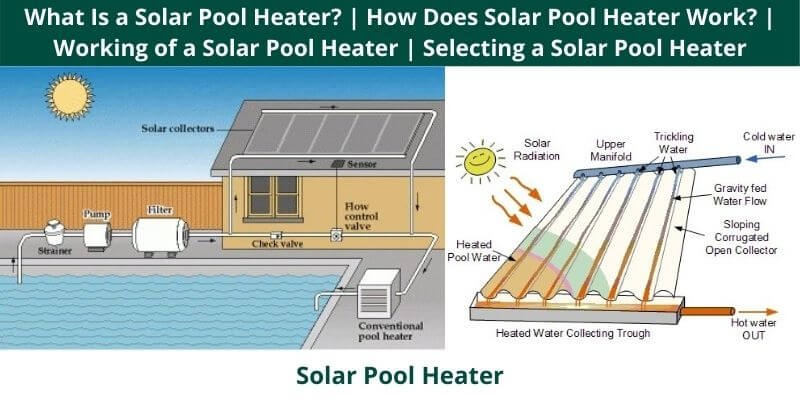 What Is a Solar Pool Heater How Does Solar Pool Heater Work