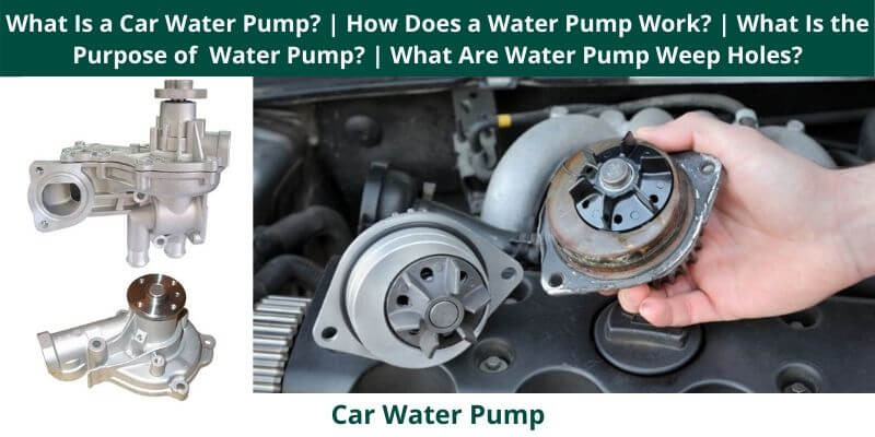 What Is a Car Water Pump How Does a Water Pump Work