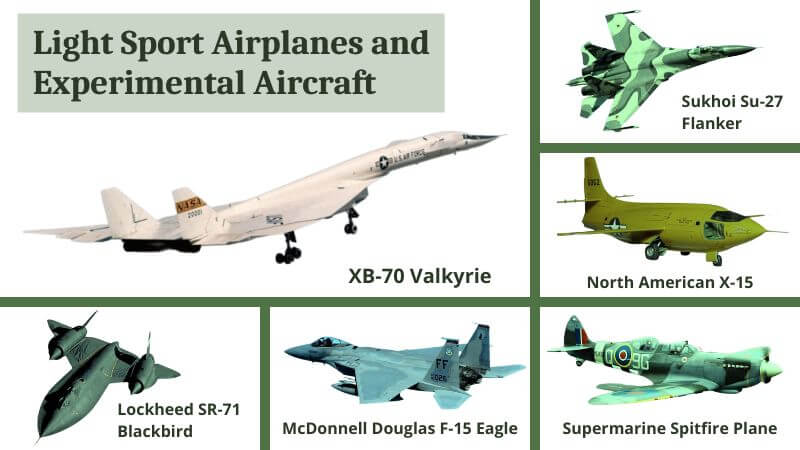 Light Sport Airplanes and Experimental Aircraft.