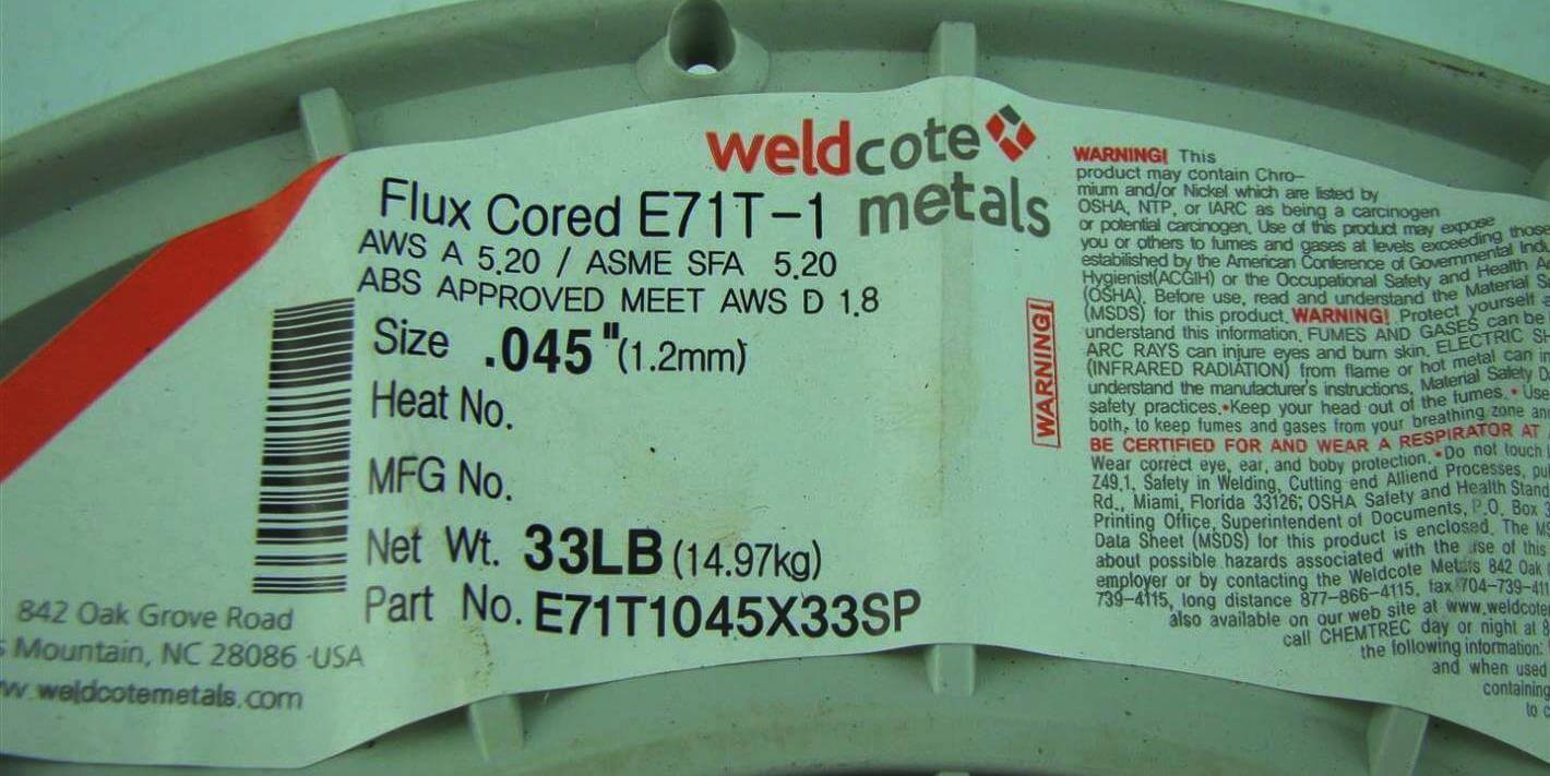 What Can Types of Electrode Be Used With FCAW-E71T - 1