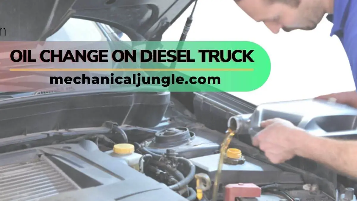 Oil Change on a Diesel Truck
