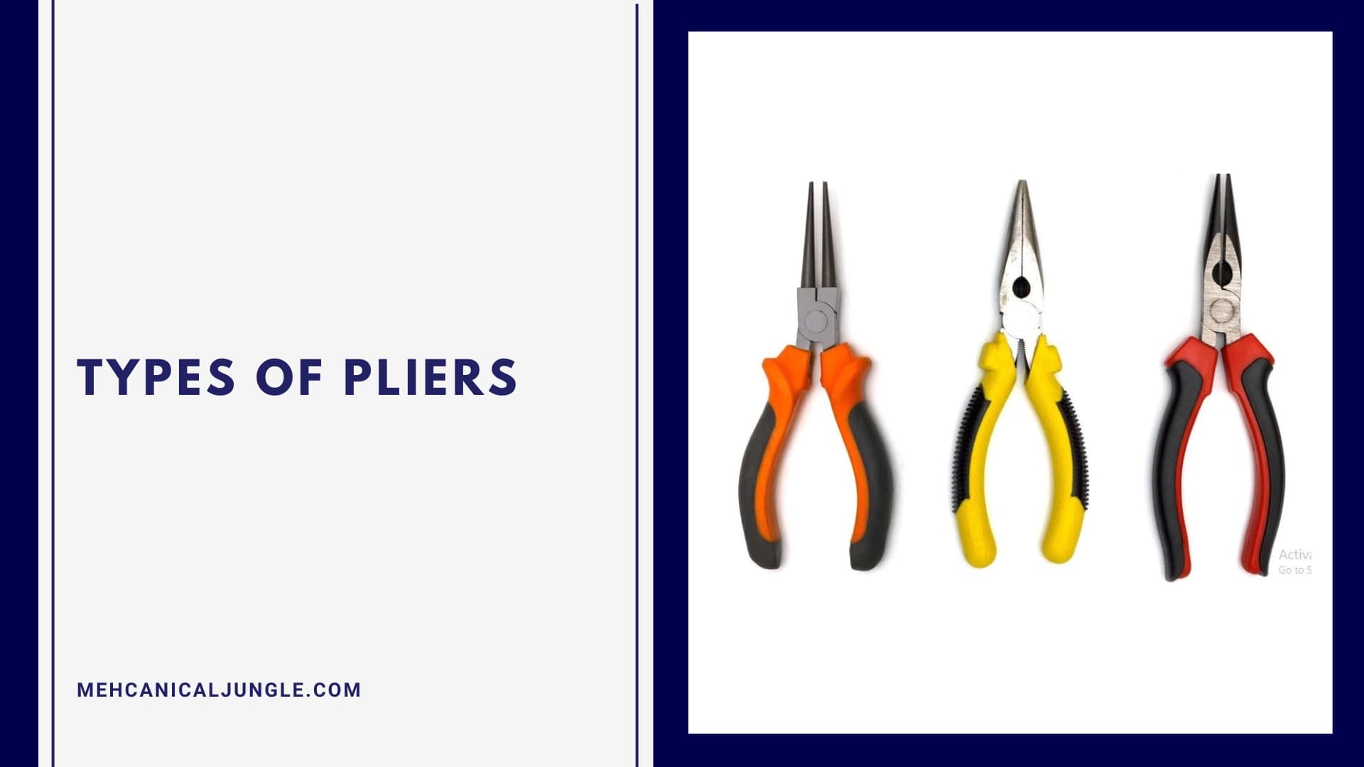 Types of Pliers