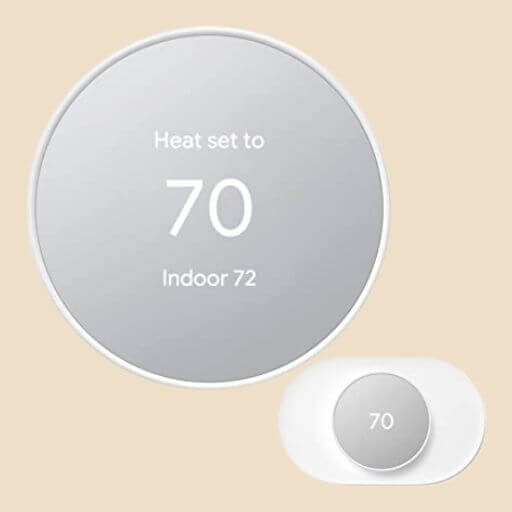 Smart Thermostat for Home Google Nest Thermostat Programmable Wi-Fi Thermostat Snow