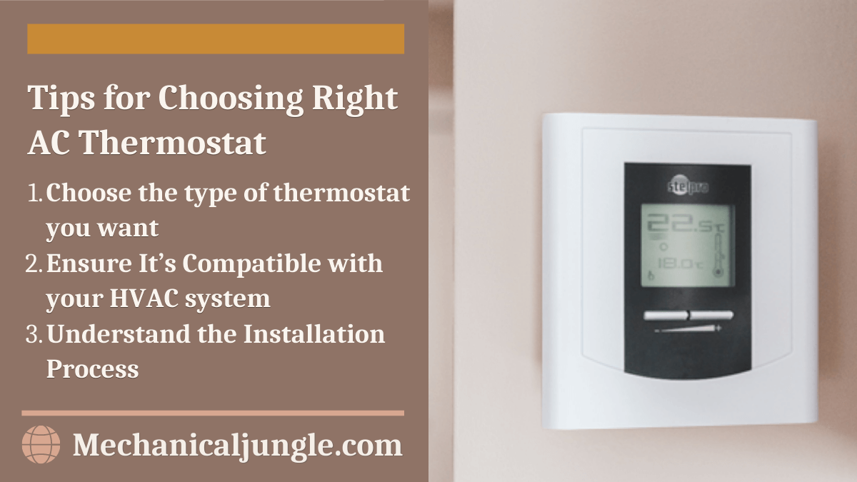 Tips for Choosing the Right AC Thermostat