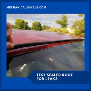 Test Sealed Roof for Leaks