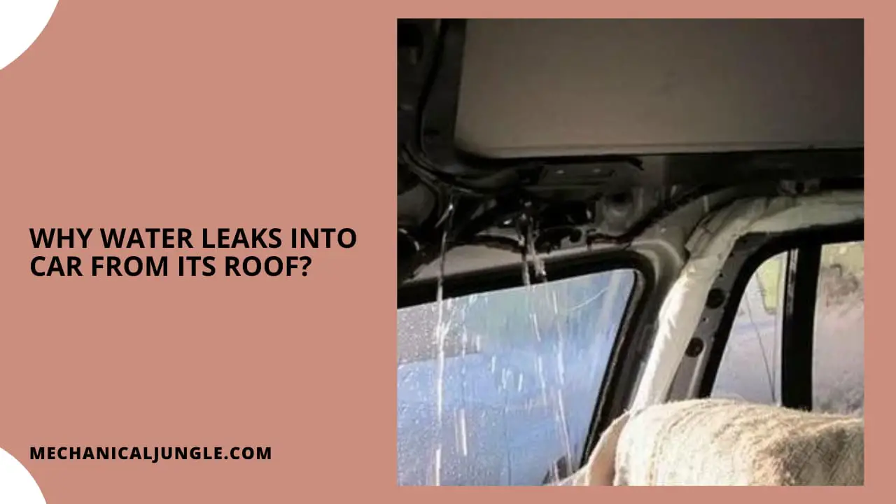 Why Water Leaks into Car from its Roof?