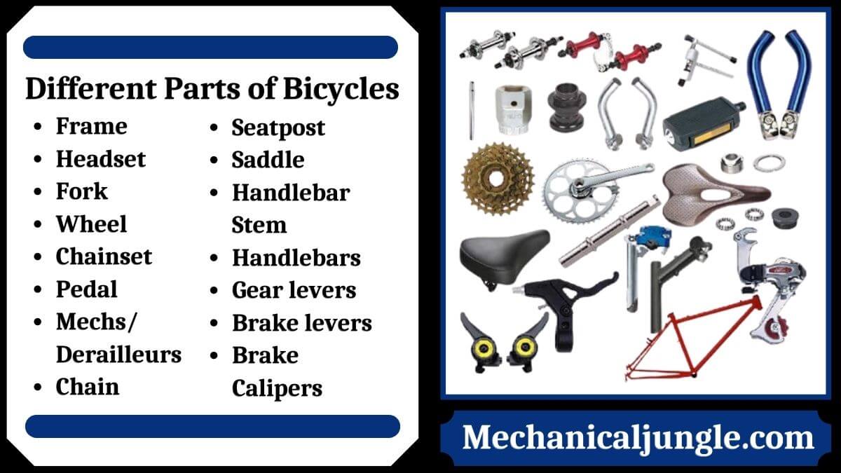 Different Parts of Bicycles
