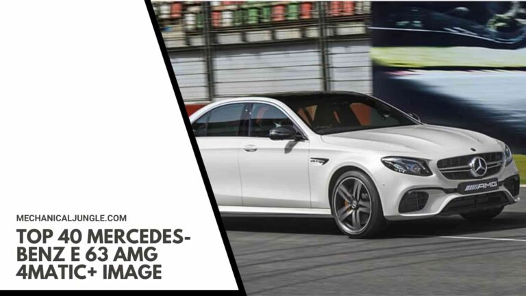 Top 40 Mercedes-Benz E 63 AMG 4MATIC+ Image