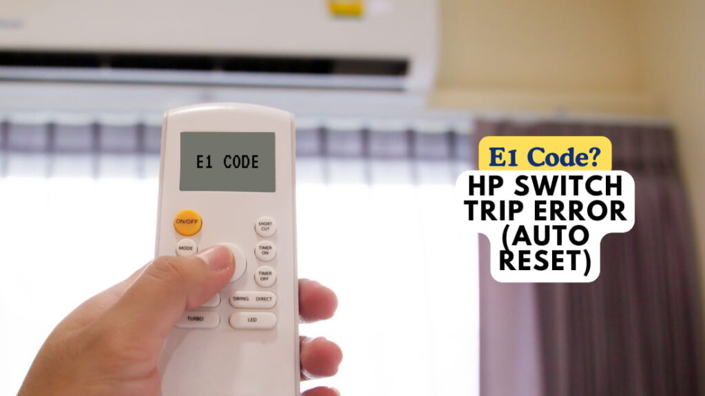E1 – Mode Conflict Error
